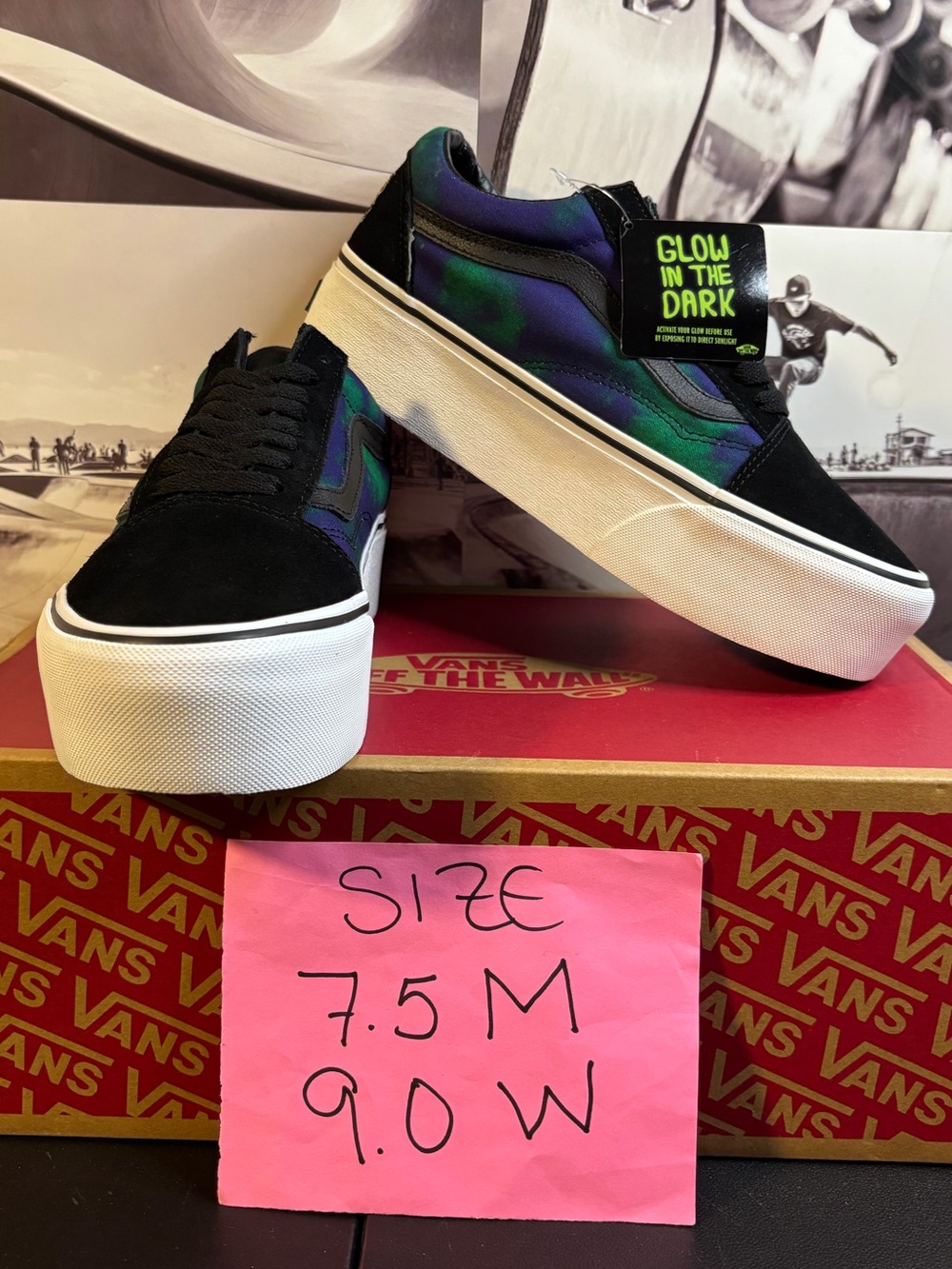 Vans Old Skool Stackform sz 7.5 Men’s 9.0 Woman